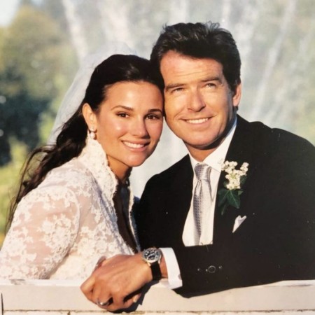 Keely with her husband Pierce Brosnan