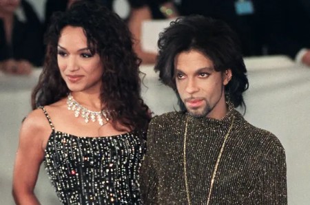 Prince with his ex-wife Mayte Garcia