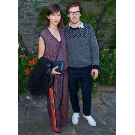 Benedict Cumberbatch with his wife Sophie Hunter