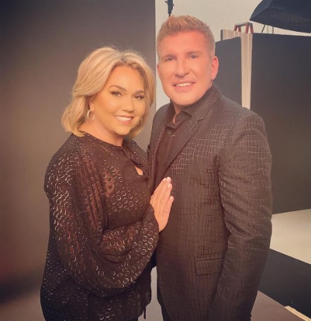 Todd with his wife Julie Chrisley