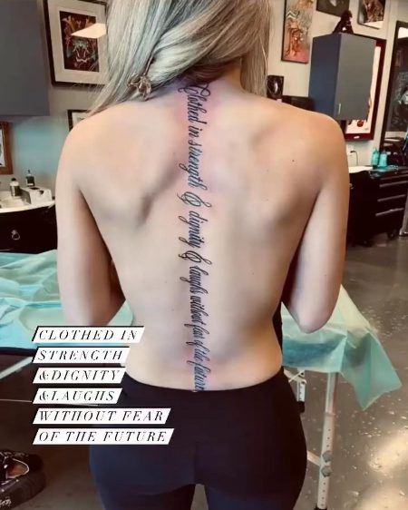 Lizzy Musi tattoo