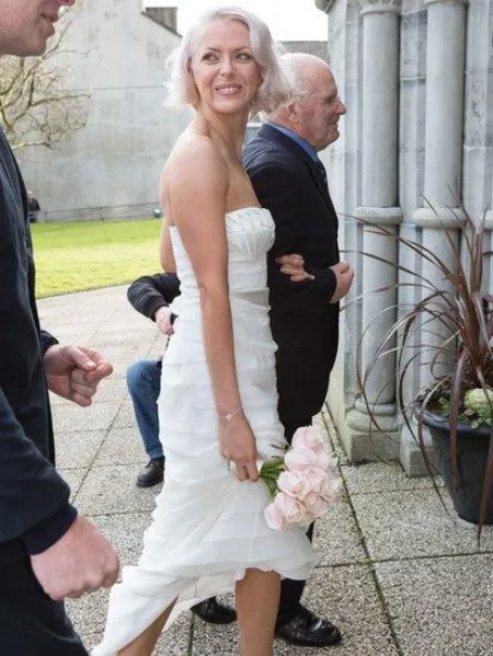 jakki healy during her wedding in december 2013