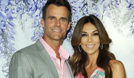 vanessa mathison with husband cameron mathison during premiere of general hospital